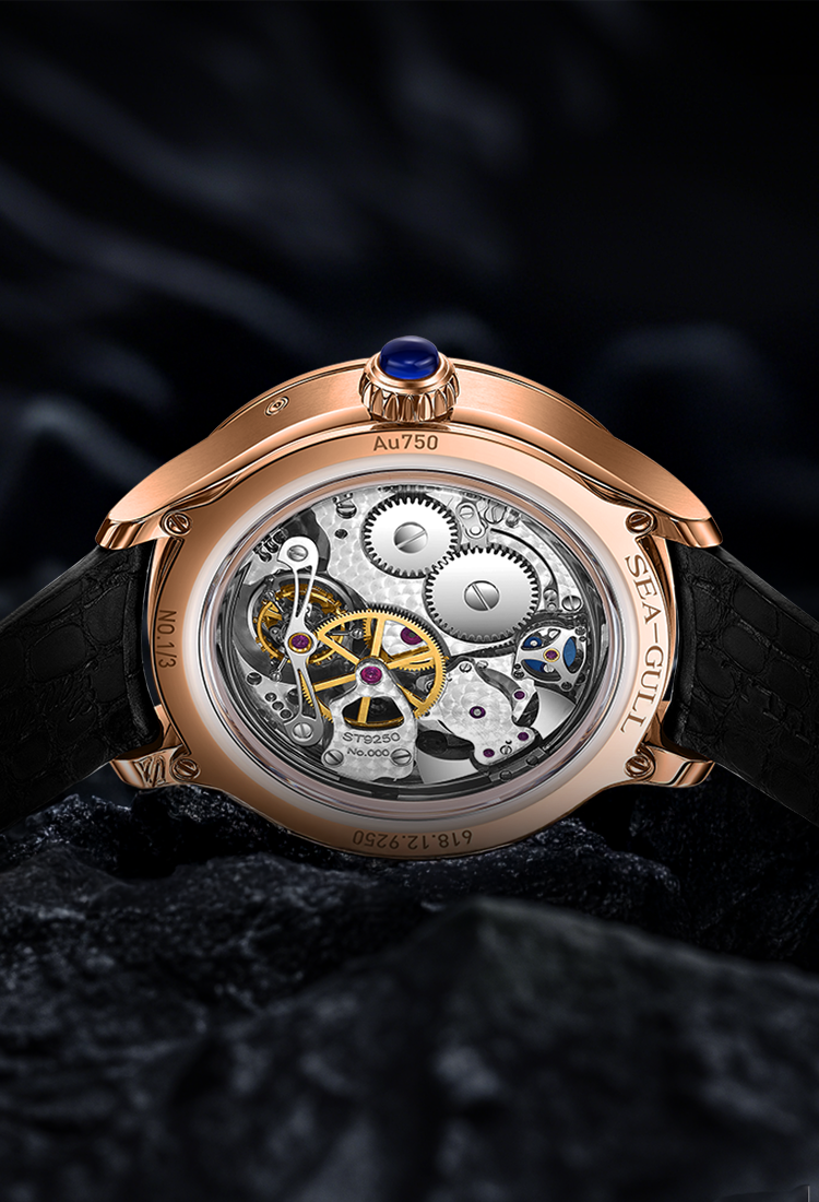 70th Anniversary | Seagull Loong Resonance Three-in-One Chinese Calendar Tourbillon Watch【Limited】