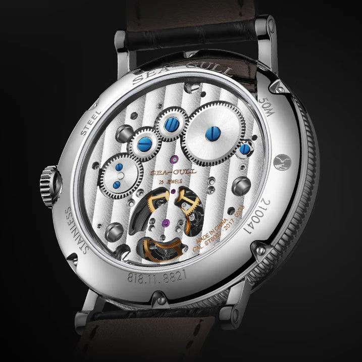 Seagull Watch | Off-center Tourbillon Watch Antidromic Calendar 41mm