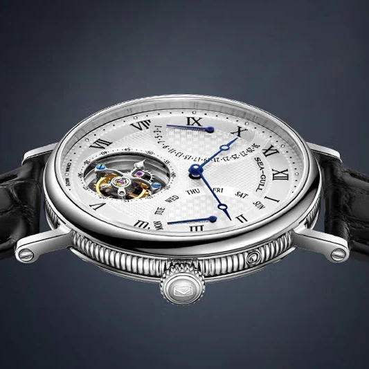 Seagull Watch | Off-center Tourbillon Watch Antidromic Calendar 41mm