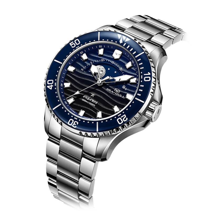 Seagull Moon Phase Dive 300M Watch