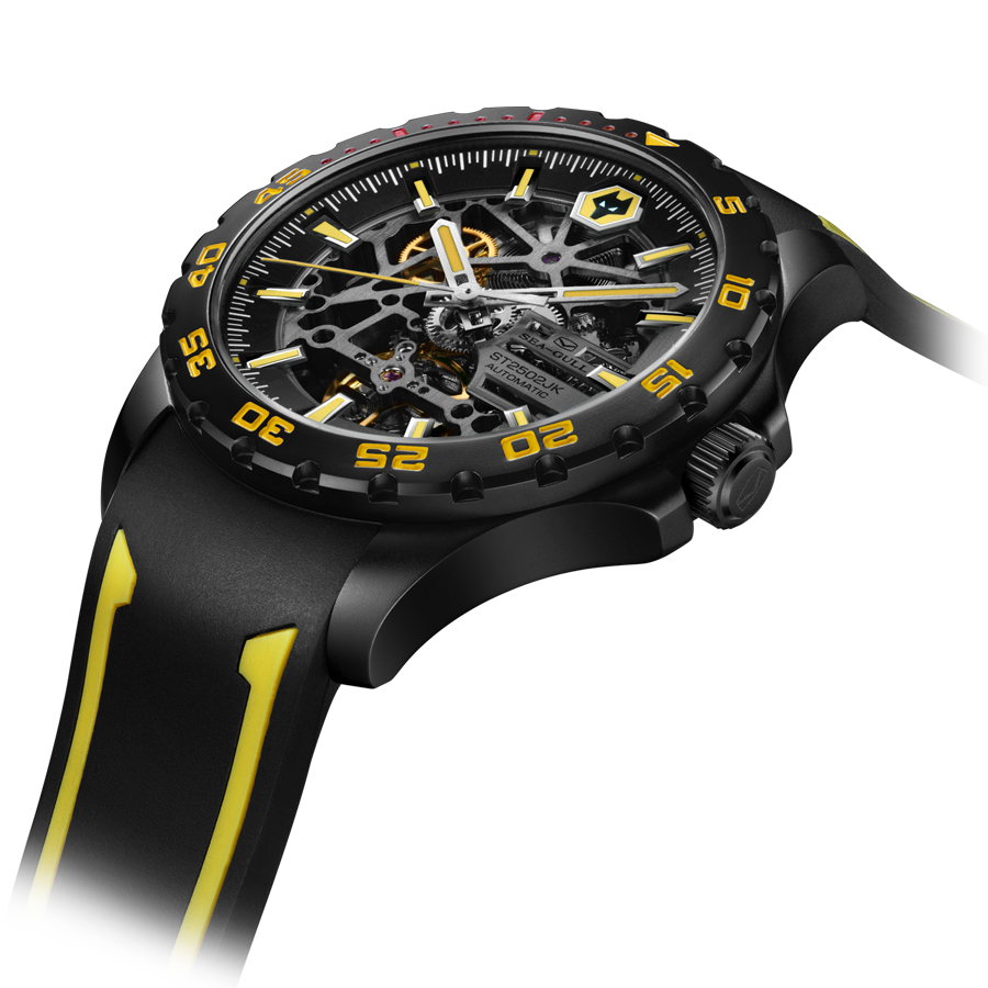 Seagull Watch | Football Co-branded English Premier League Wolves Skeleton Watch 44mm