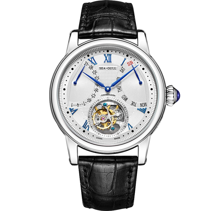 Seagull top skeleton watch