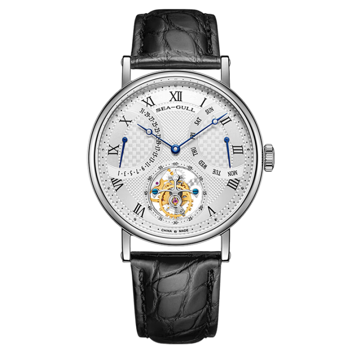 Seagull Watch | Off-center Tourbillon Watch Antidromic Calendar 41mm