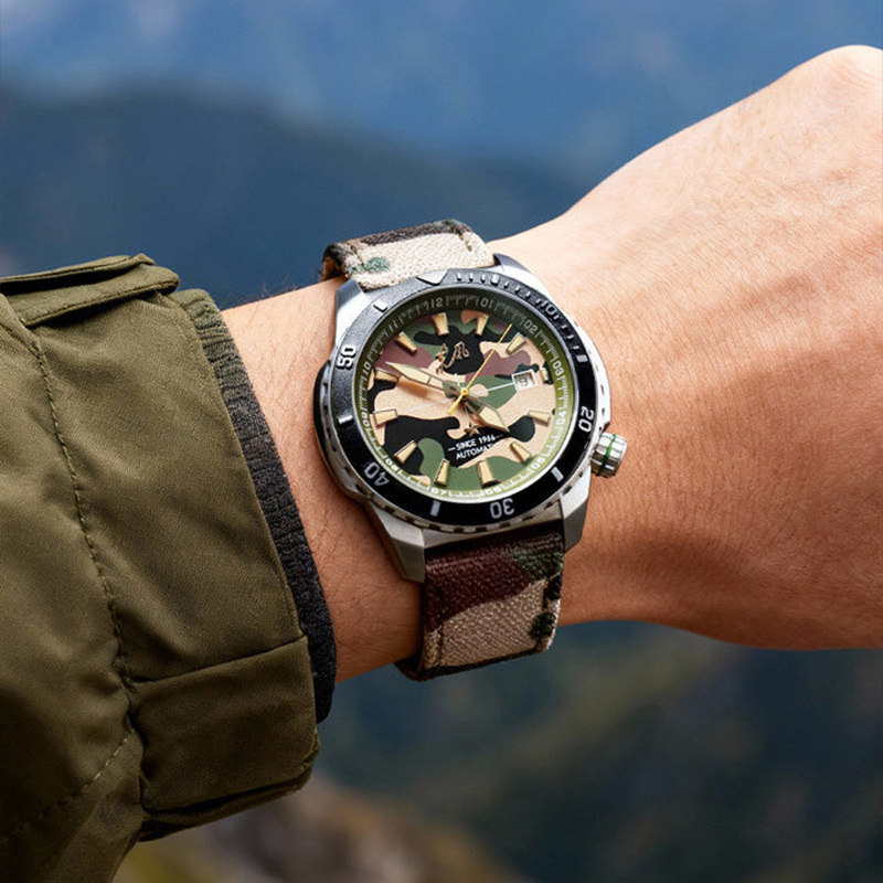Seagull Dongfeng Forest Warrior Military-Grade Automatic Watch - Camo Edition