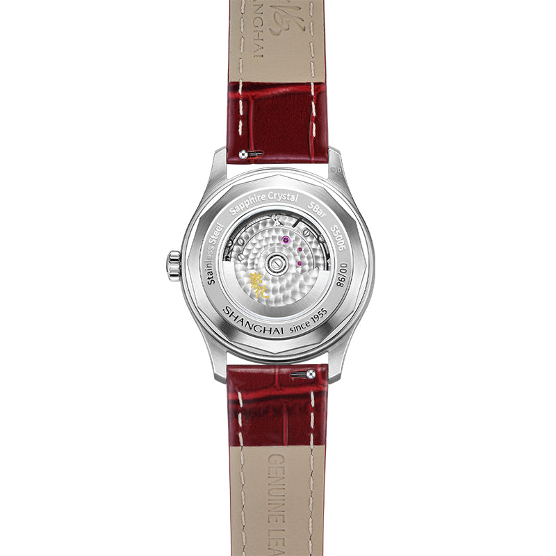 Shanghai Pioneer X Blossom 31mm Watch - Red Tile (Limited Edition)
