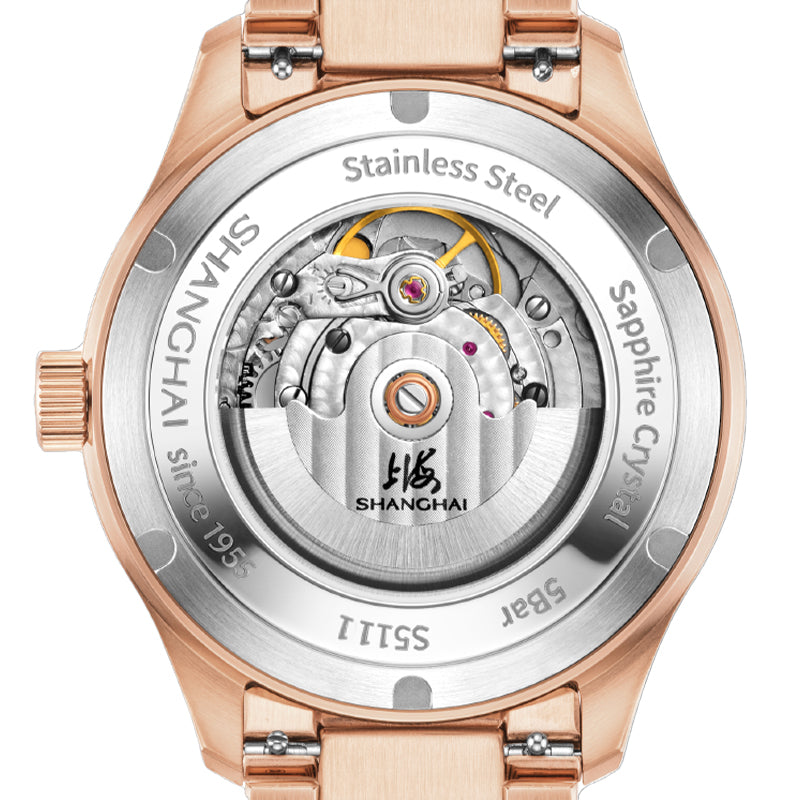 Shanghai Legacy 40mm Watch - Time Capture White