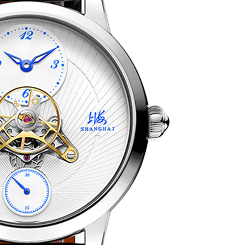 Shanghai Sky Dome 40mm Watch - White Dial