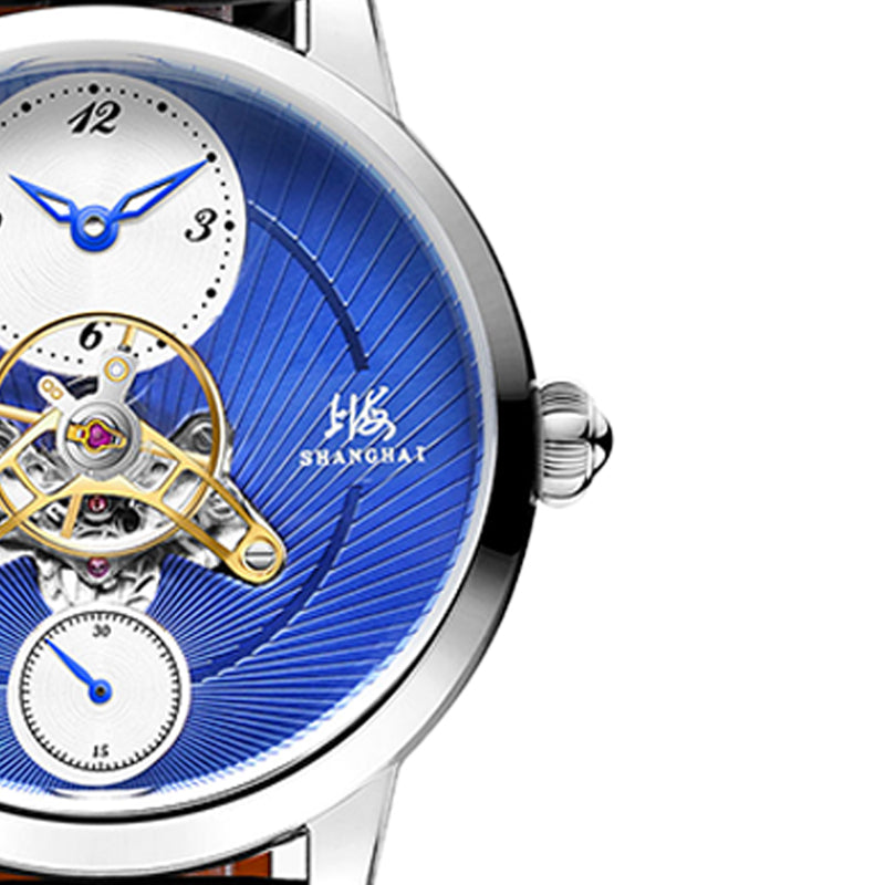 Shanghai Sky Dome 40mm Watch - Blue Dial