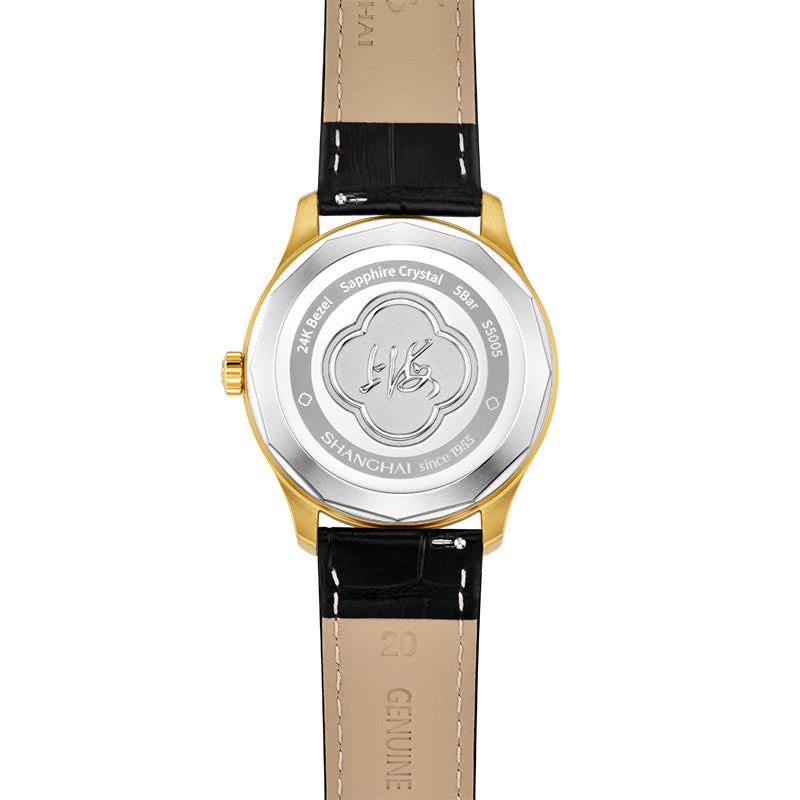 Shanghai Pioneer 39mm Watch - 24K Gold (Special Version)