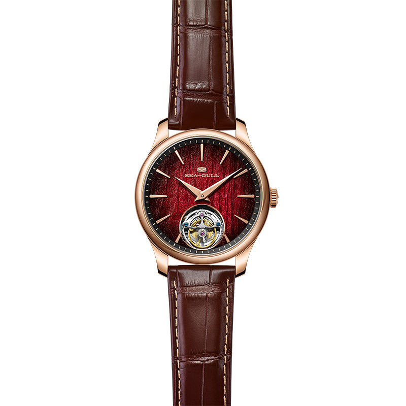 Seagull Qin Ultra-Thin Automatic Tourbillon Watch - Winged Pegasus Zodiac Horse Limited Edition