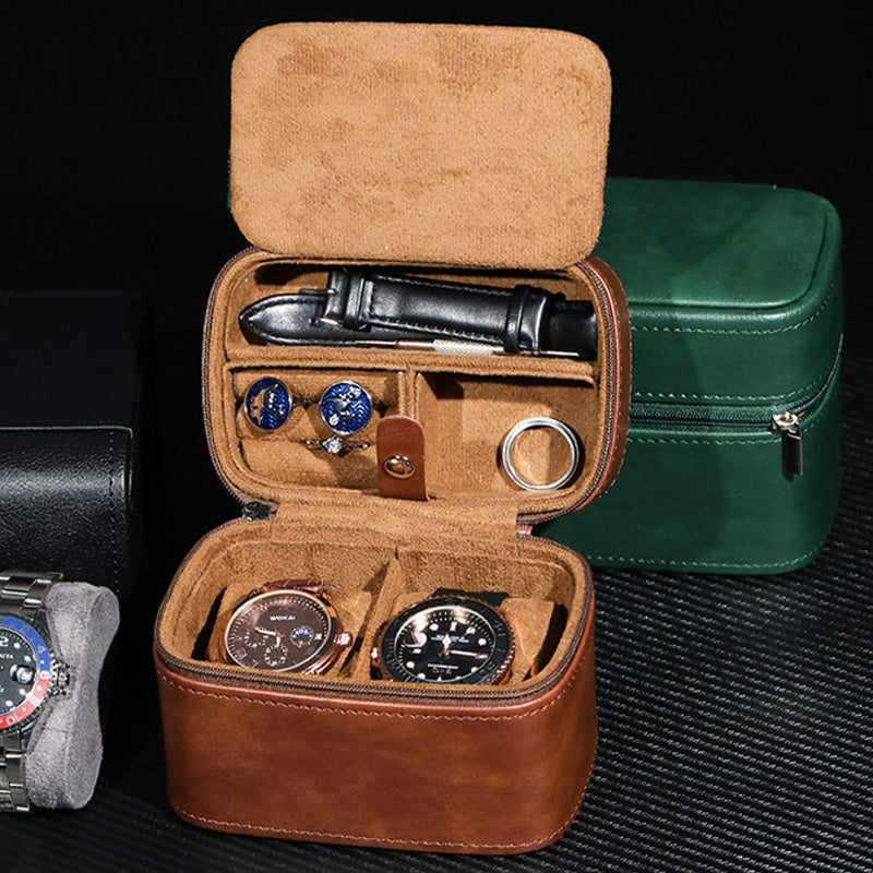 Seagull Dual Watch & Accessory Travel Box