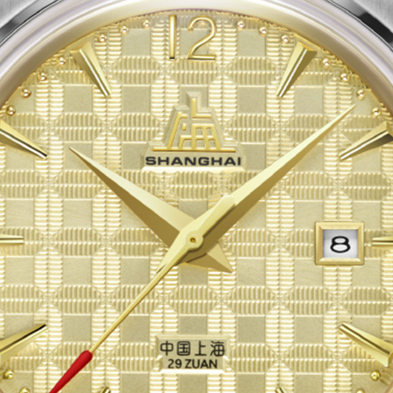 Shanghai Pioneer X Blossom 31mm Watch - Golden Tile