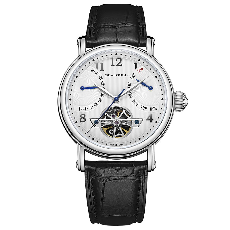 Seagull Watch | Flywheel Power Reserve Calendar Automatic Watch 42mm