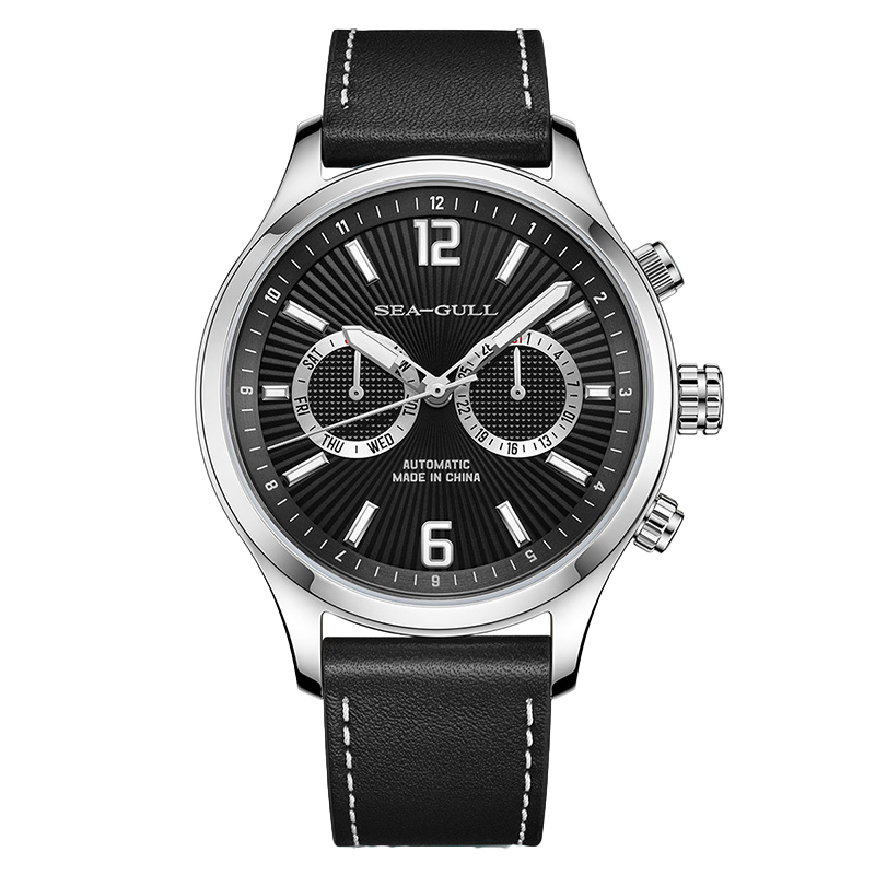 海鷗手錶|航空熊貓錶盤飛行員手錶