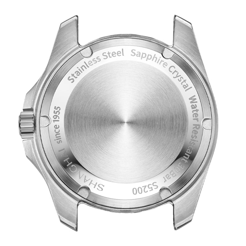 Shanghai Commander 39mm Dive Watch - Silver Dial