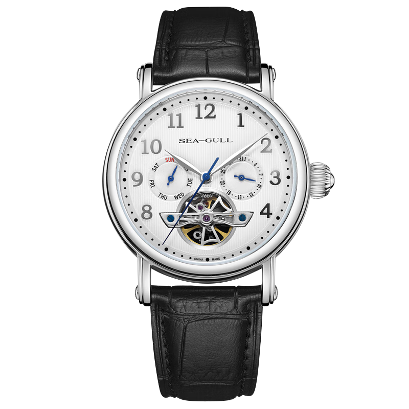 海鷗手錶|飛輪動力儲存日曆自動腕錶 42 毫米
