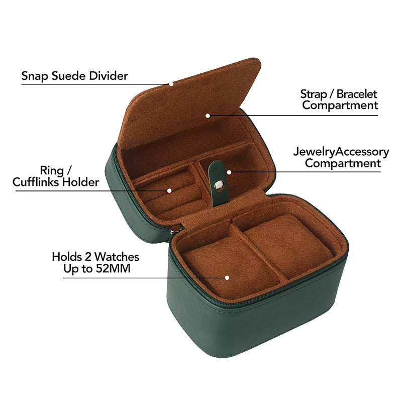 Seagull Dual Watch & Accessory Travel Box