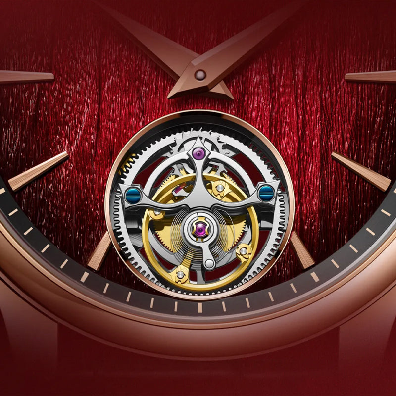 Seagull Qin Ultra-Thin Automatic Tourbillon Watch - Winged Pegasus Zodiac Horse Limited Edition