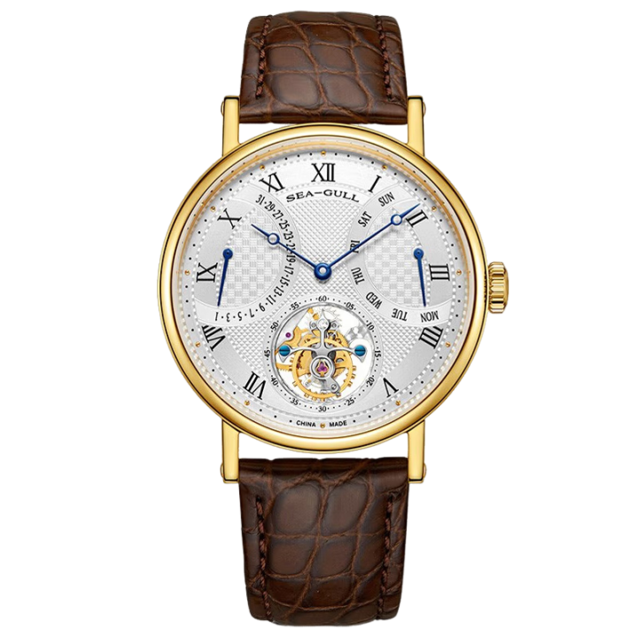 海鷗手錶|偏心陀飛輪腕錶 Antidromic Calendar 41 毫米