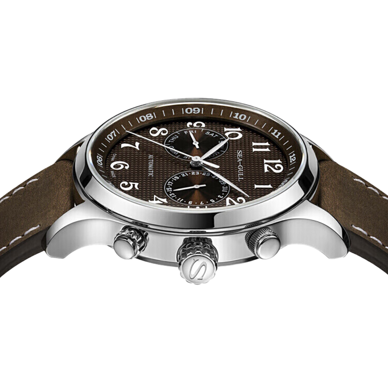 海鷗手錶|航空雙時區機械手錶