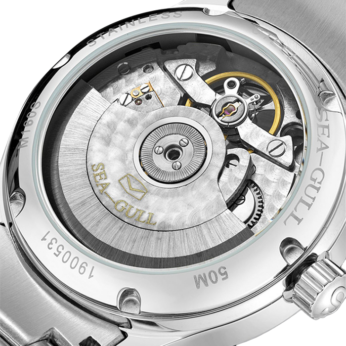 Seagull Watch Automatic Mechanical Watch with Exposed Flywheel