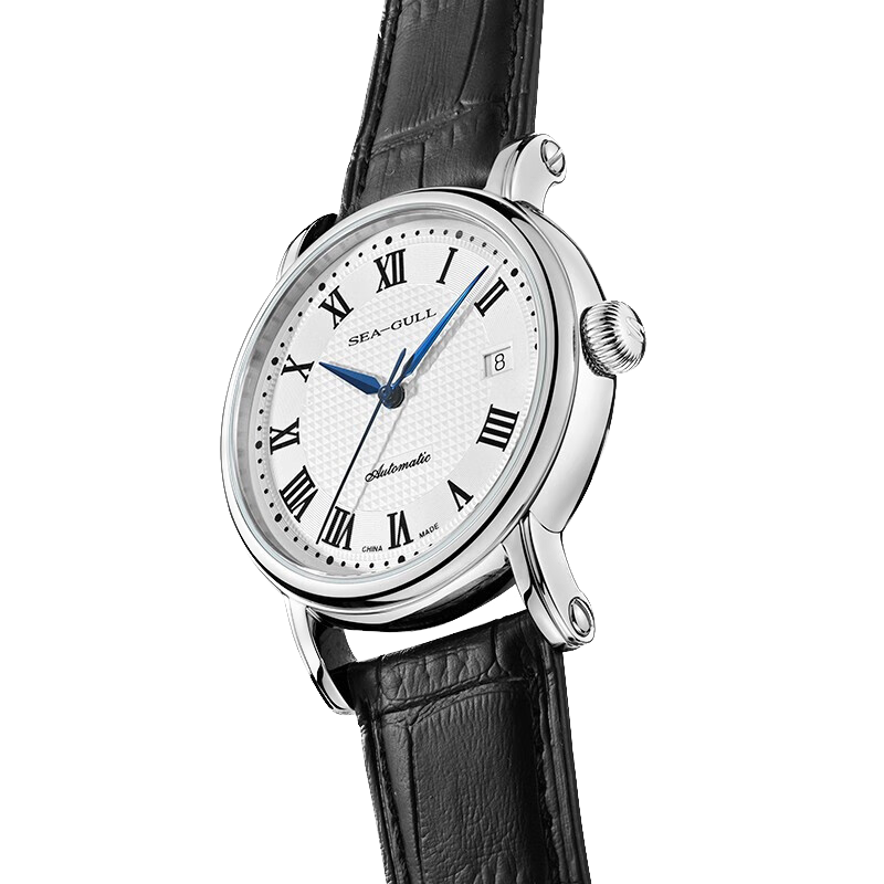 海鷗手錶|紳士風範經典三針自動腕錶38.5毫米