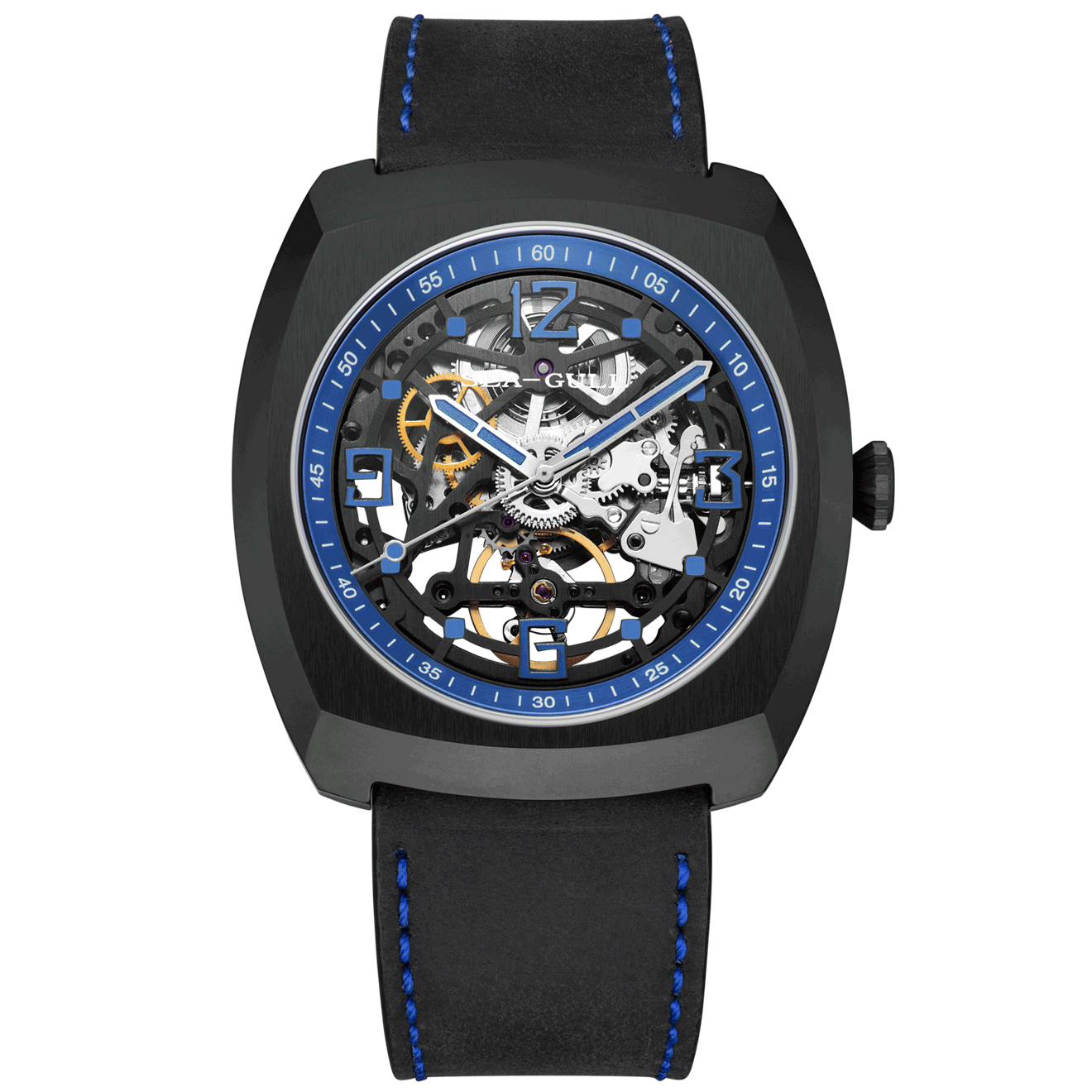 Seagull Watch | Trendy Barrel Skeleton Automatic Watch 44*46mm