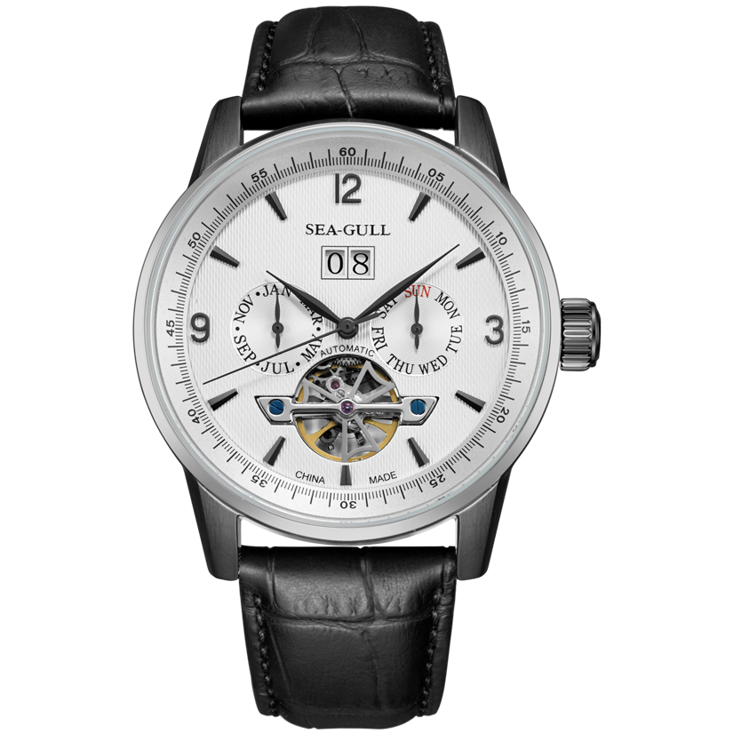 Seagull Watch | Flywheel Calendar Automatic Watch 43mm