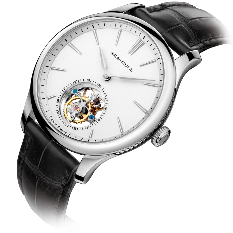 海鷗手錶|設計師系列手動上鍊陀飛輪腕錶 41 毫米