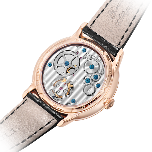 海鷗手錶| 18K 金長動力儲存陀飛輪腕錶 40 毫米