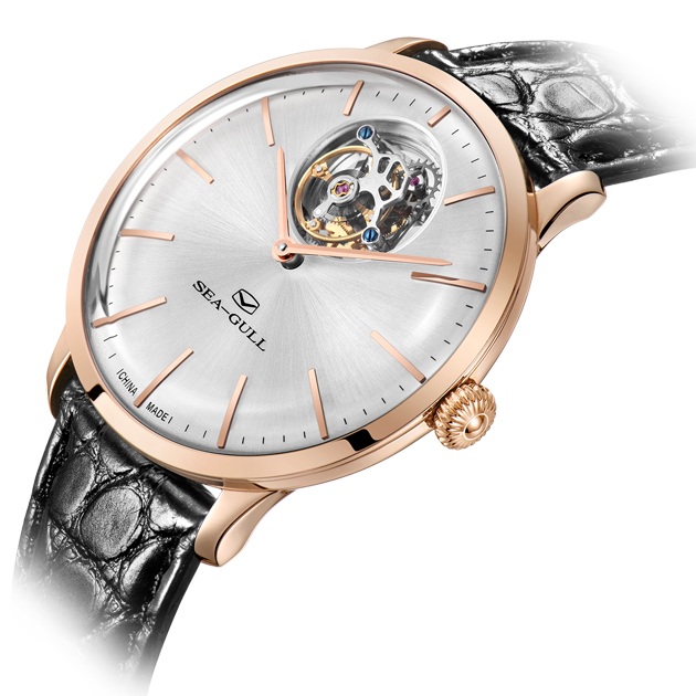 Seagull Watch | 18K Gold Long Power Reserve Tourbillon Watch 40mm