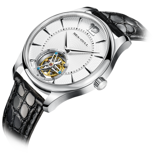 海鷗手錶|休閒系列陶瓷圖案錶盤陀飛輪腕錶41毫米