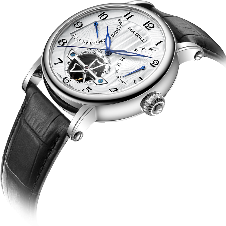 海鷗手錶|飛輪多功能自動腕錶 42 毫米