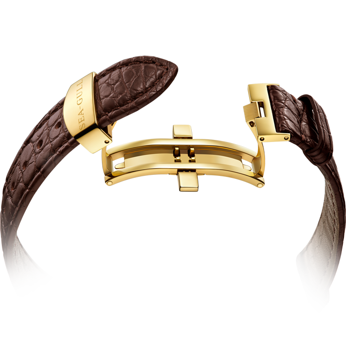 海鷗手錶|非物質文化遺產銅雕景泰藍陀飛輪腕錶43毫米