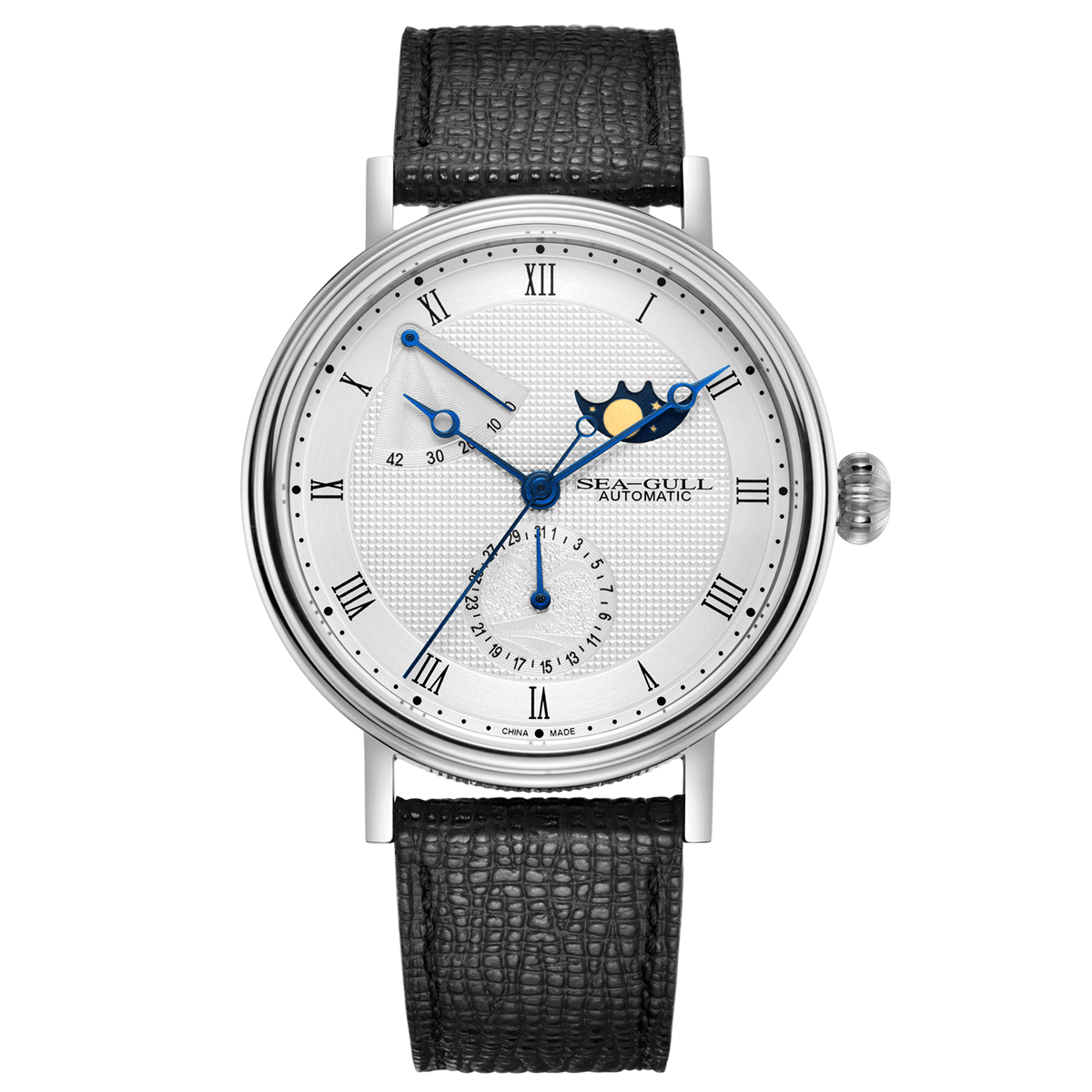 海鷗手錶|銀河探索月相腕錶 41 毫米