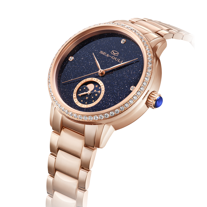 海鷗手錶|月相奏鳴曲月相腕錶 34.5 毫米