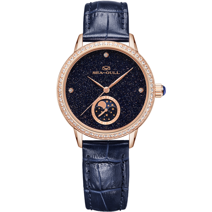 Seagull Watch | Lunar Sonata Moon Phase Watch 34.5mm