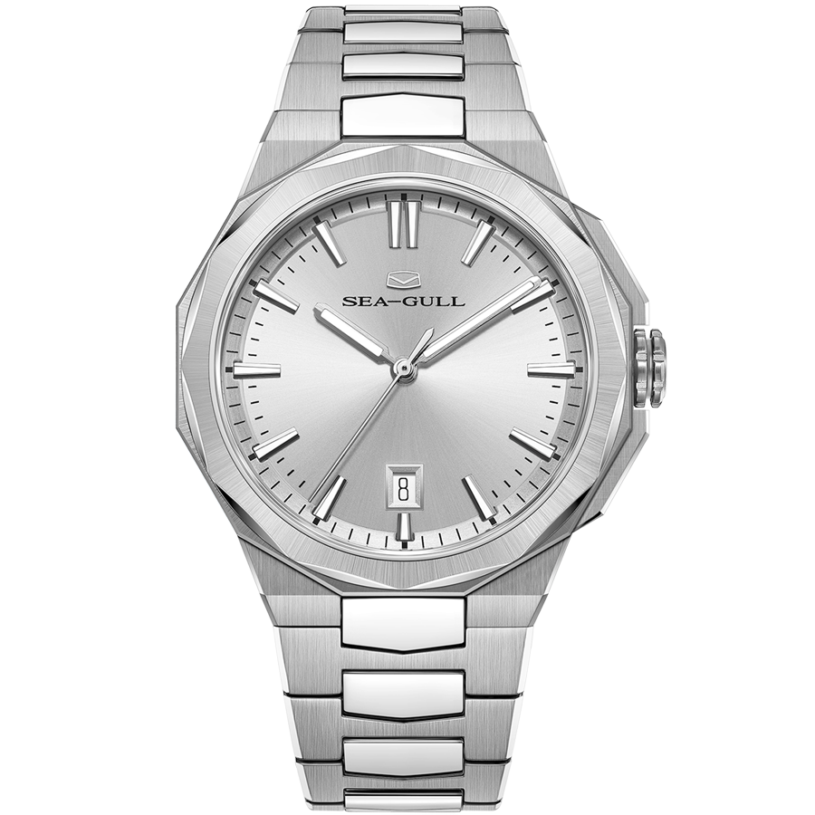 海鷗手錶|非凡的多邊形錶殼、線條簡潔的手錶 40 毫米