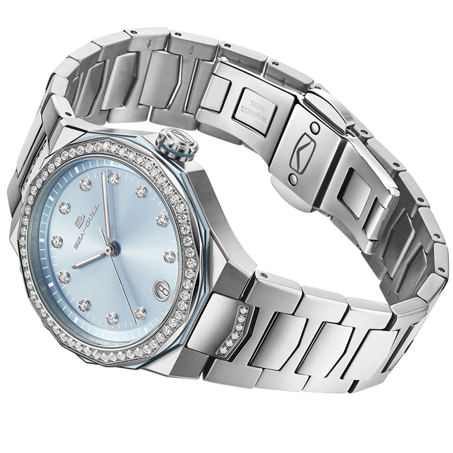 海鷗手錶|非凡多邊形錶殼自動腕錶 34 毫米