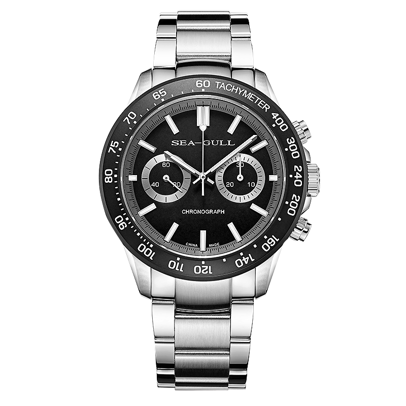 Seagull 1963 Black Panda Sport Edition Chronograph Watch | Seagull Official