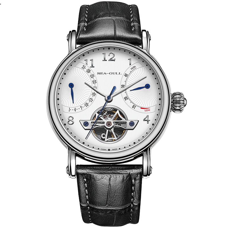 海鷗手錶|飛輪動力儲存日曆自動腕錶 42 毫米