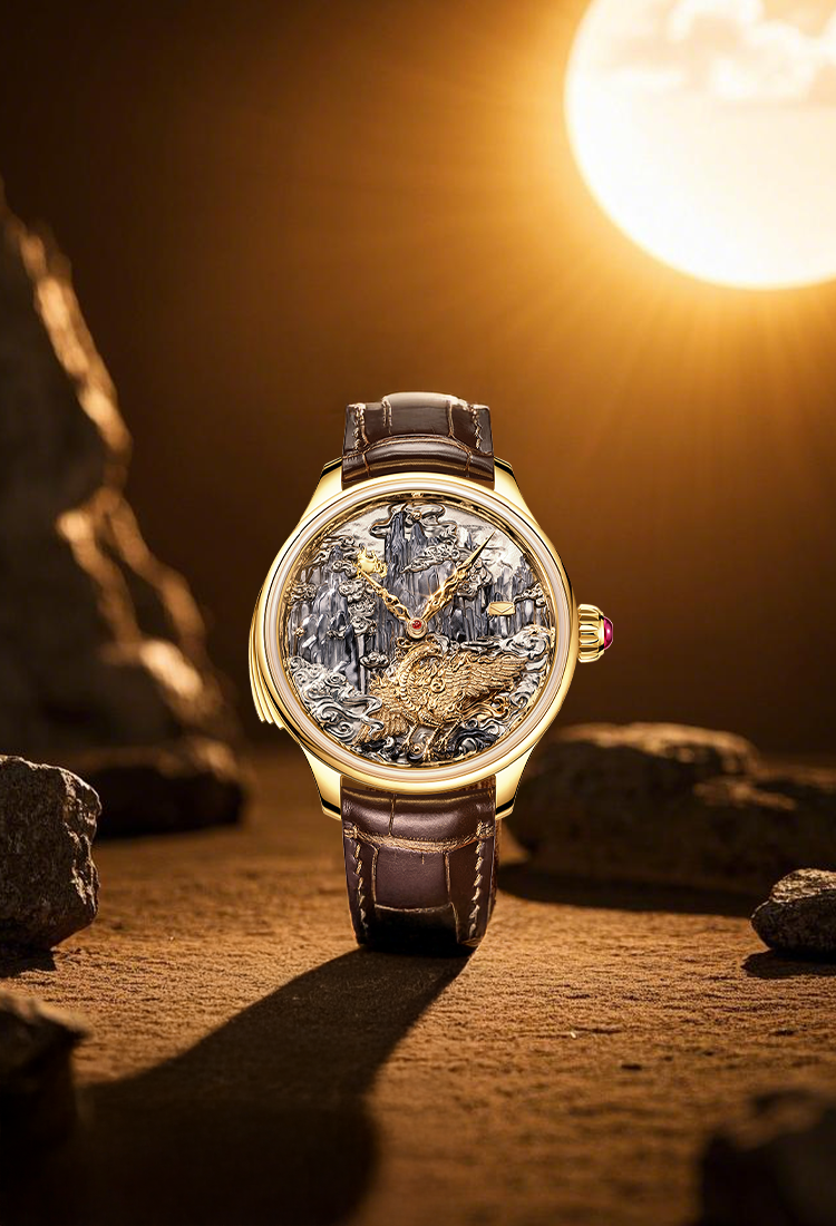 Grand Seagull Three-Legged Golden Sunbird Minute Repeater Mechanical Watch