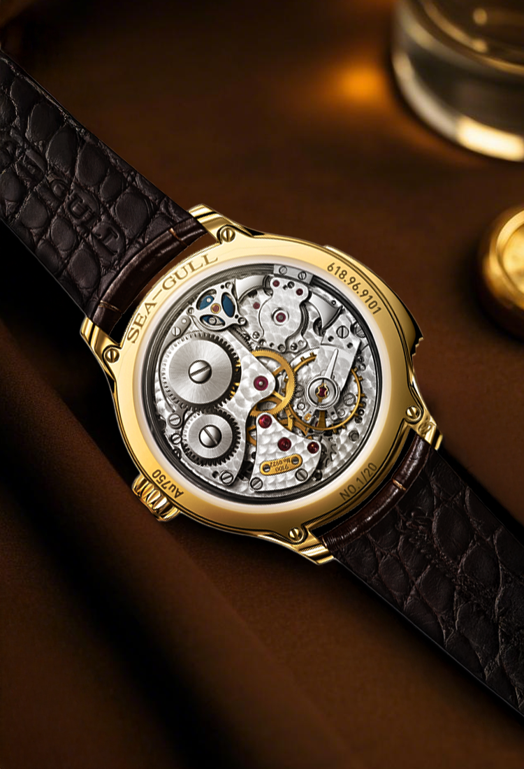Grand Seagull Three-Legged Golden Sunbird Minute Repeater Mechanical Watch