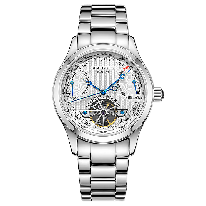 Seagull Watch Automatic Mechanical Watch with Exposed Flywheel