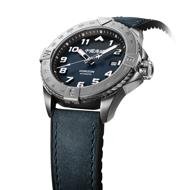 海鷗手錶| Horizo​​n 指南針飛行員自動腕錶 42 毫米