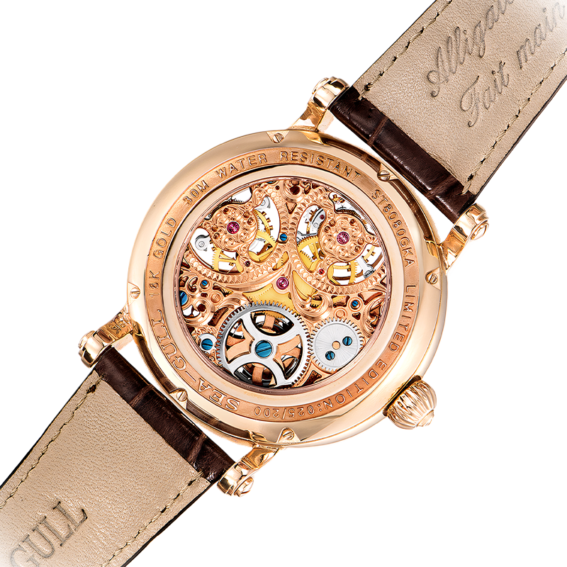 Seagull Masterpiece Dual Tourbillon Skeleton Watch