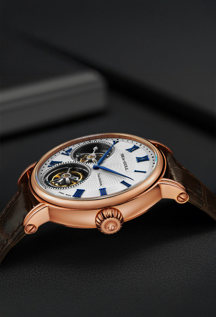 Seagull Masterpiece Dual Tourbillon Guilloché Watch