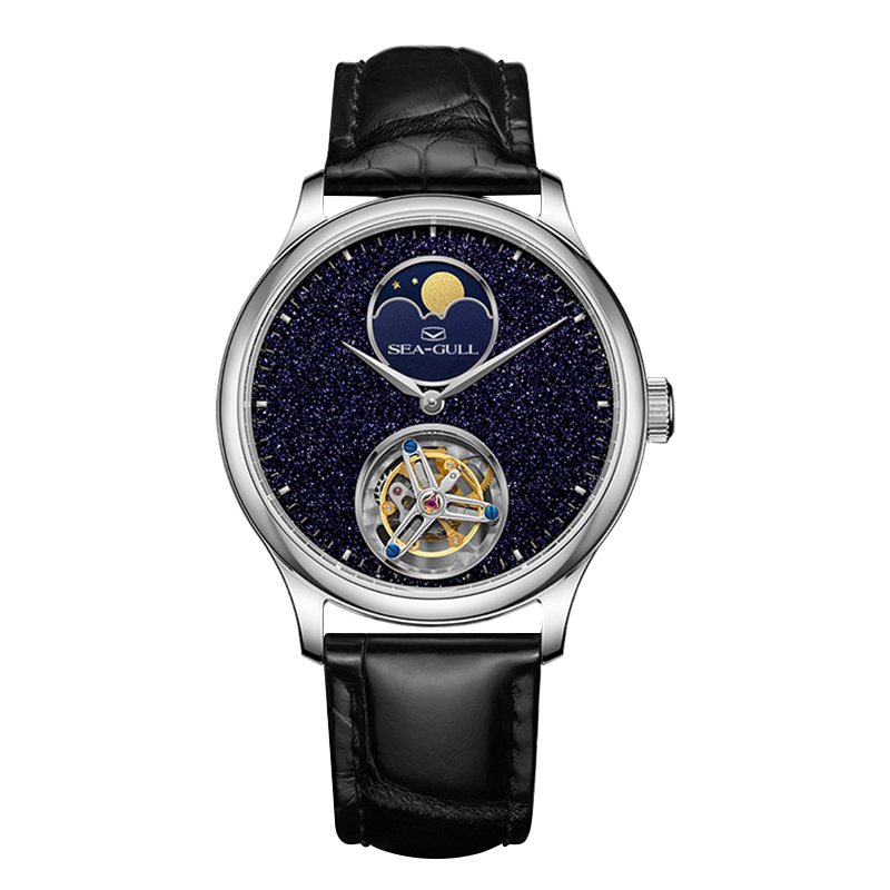 Seagull Moon Phase Center Axis Tourbillon