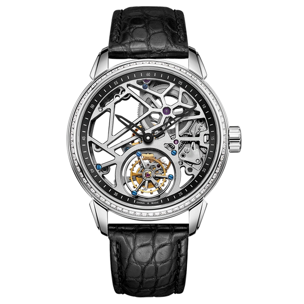 Marvel at the intricate dance of Seagull's tourbillon timepieces.