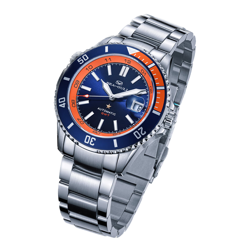 海鷗海洋之星 GMT 腕錶 44 毫米
